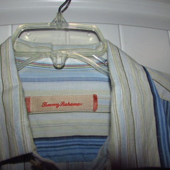 Tommy Bahama Short Sleeves Shirt Men's Medium - Picture 8 of 13